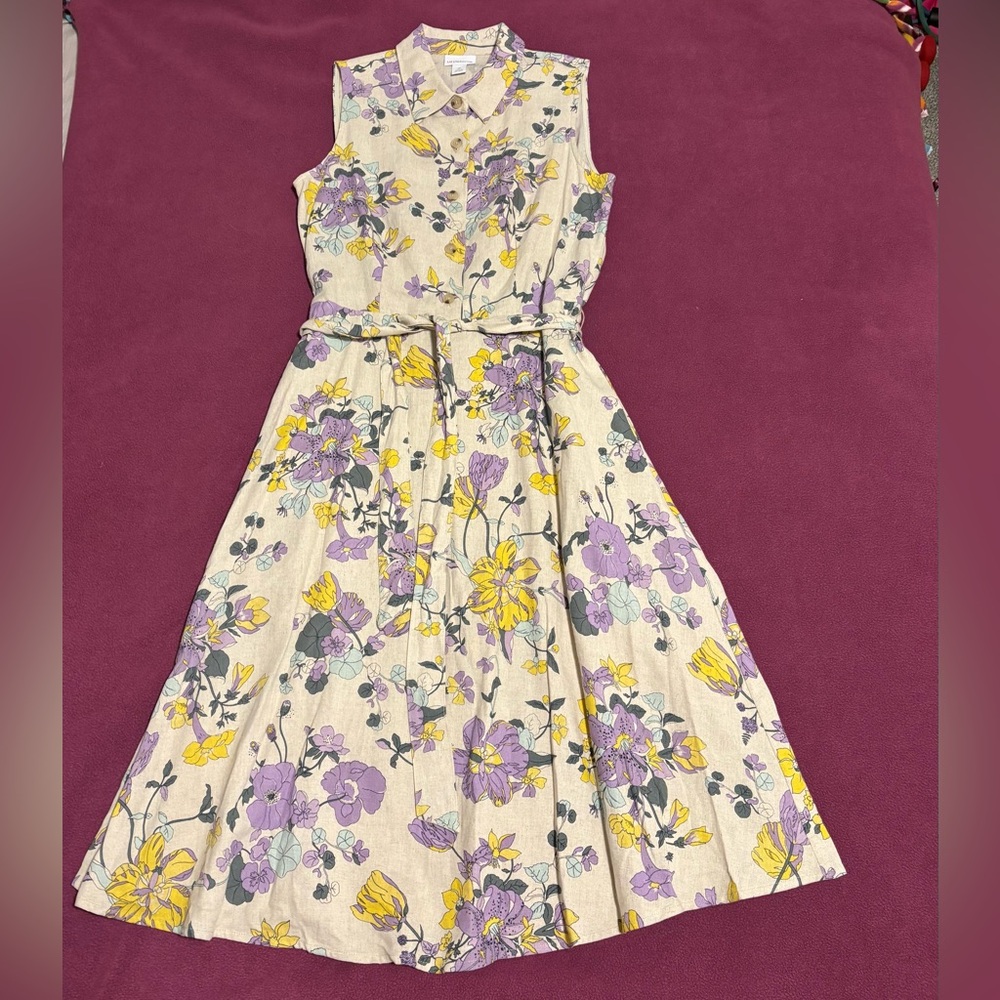 Liz Claiborne linen dress, size 10